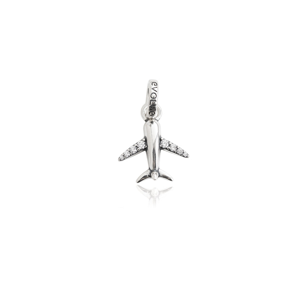 Evolve - Plane Pendant Charm - (Explore