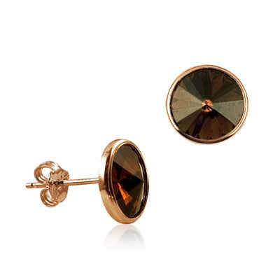 Smokey Quartz Studs