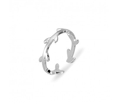 Sterling Silver Vine Toe Ring