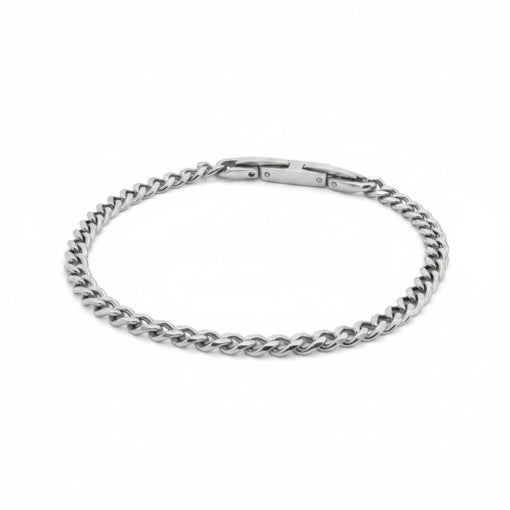 Stainless Steel 4mm Cuban Link Bracelet