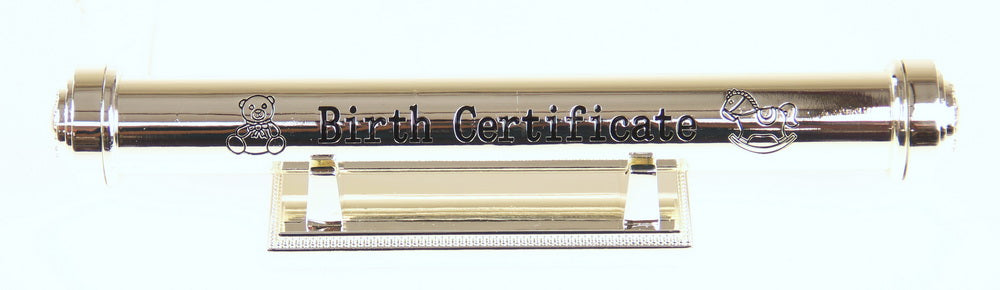 Birth Certificate Holder And Stand